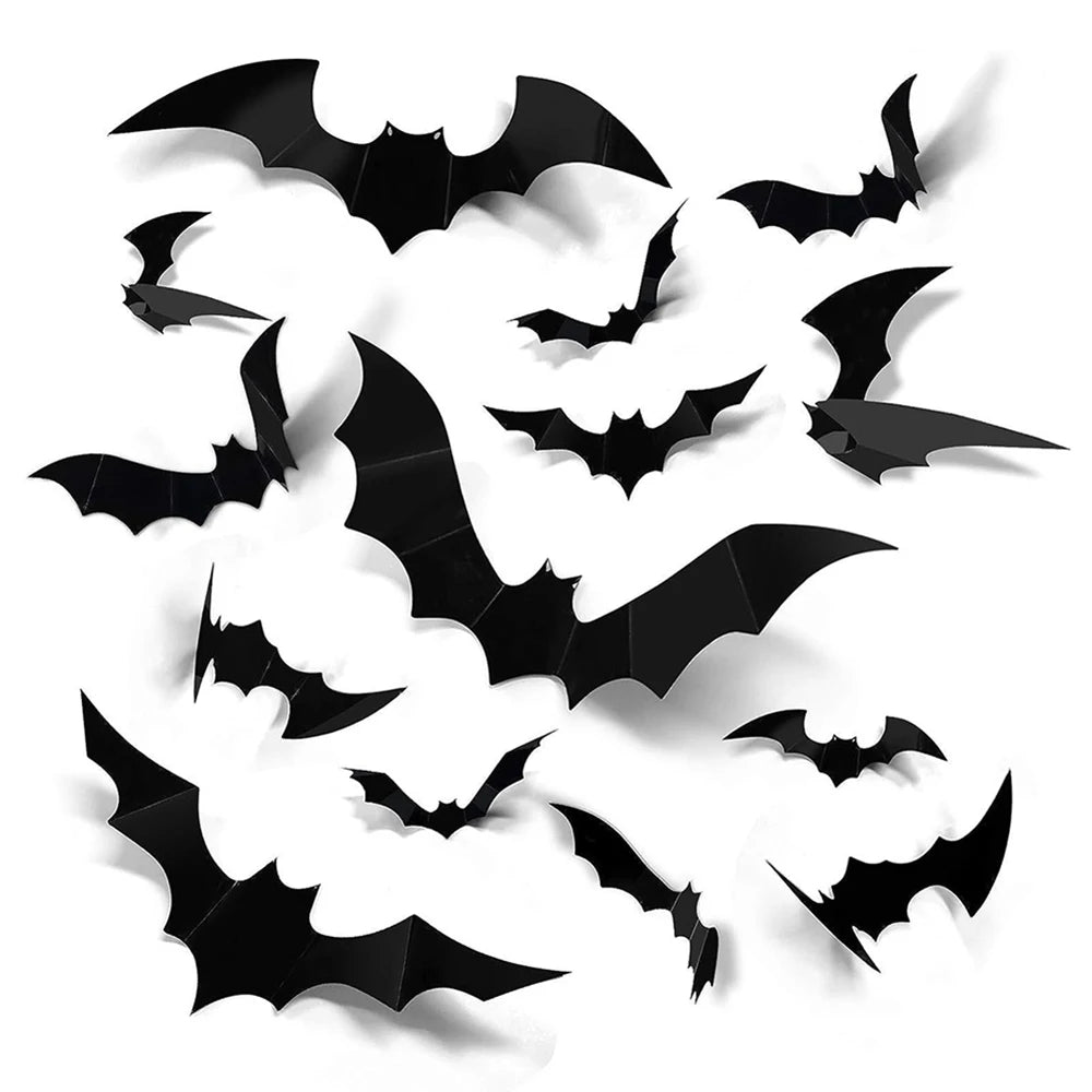 Murciélagos 3D de Halloween para Pared