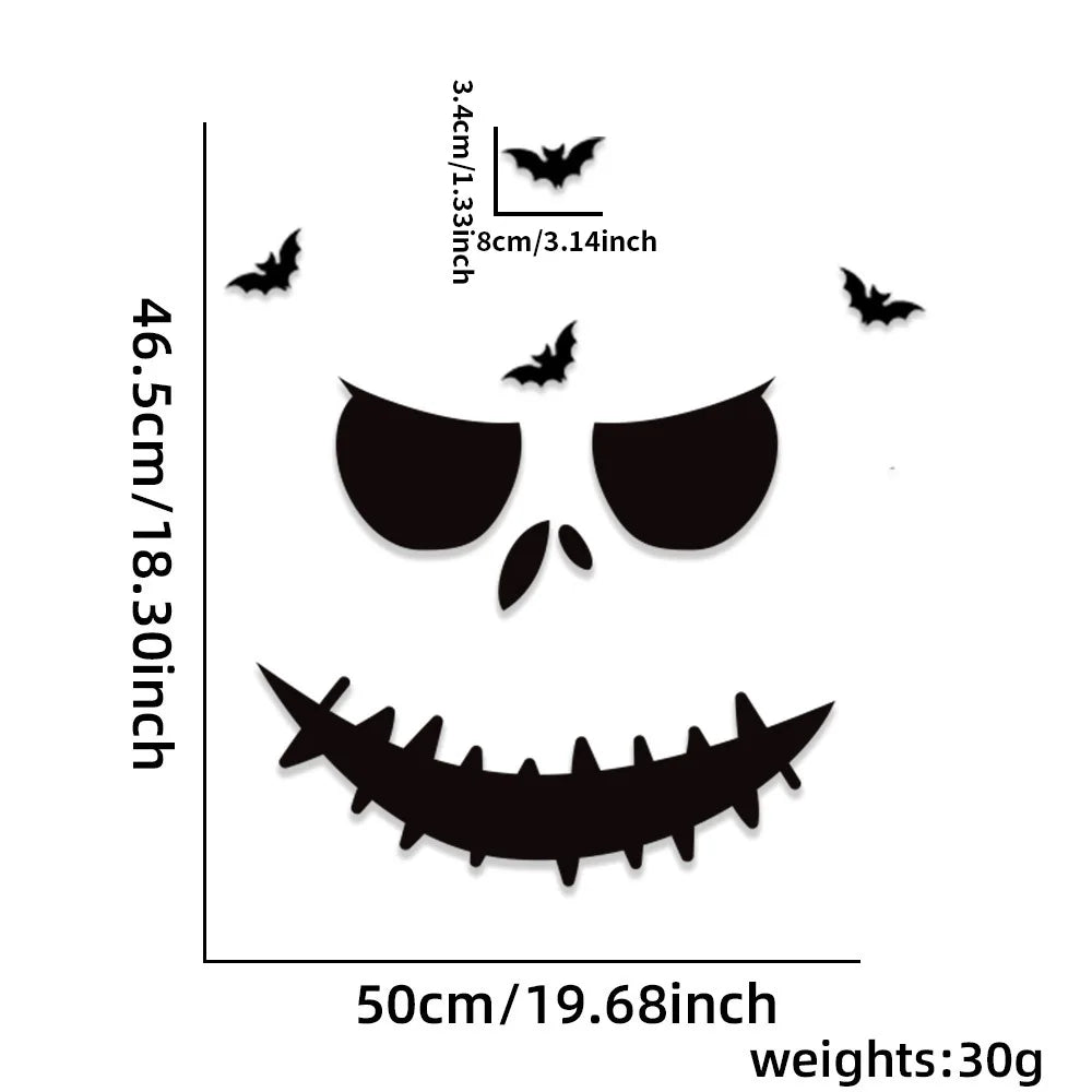 Pegatinas de Halloween para Puertas y Ventanas