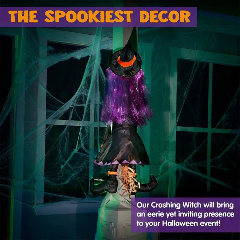 Bruja Colgante para Árbol de Halloween