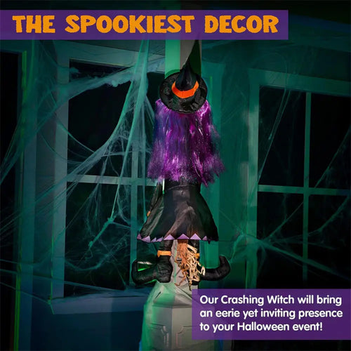 Bruja Colgante para Árbol de Halloween