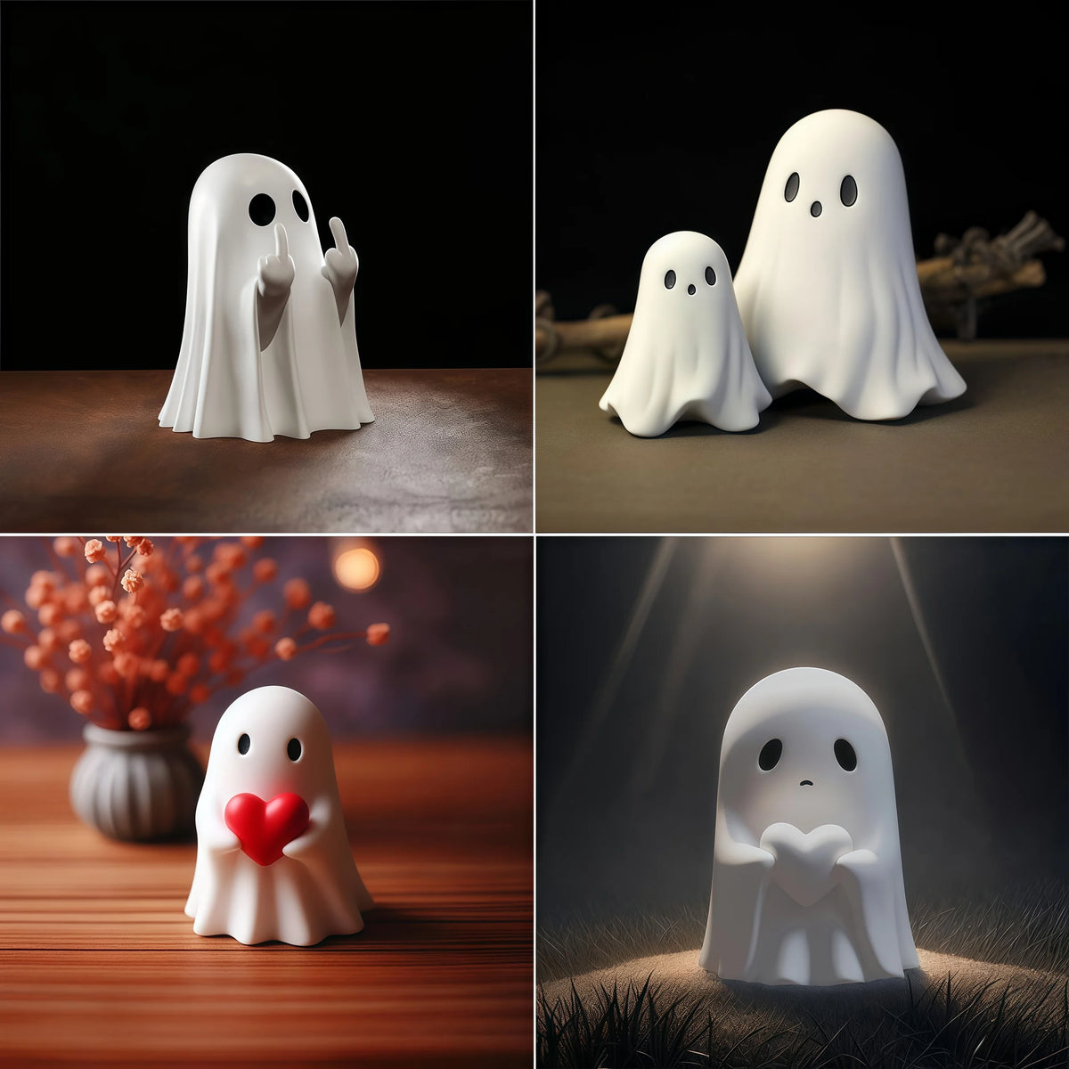 Figura Fantasma con Dedos
