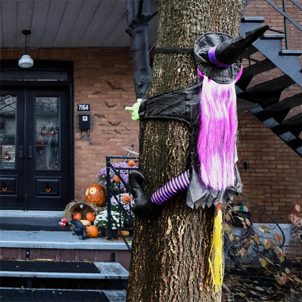 Bruja Colgante para Árbol de Halloween