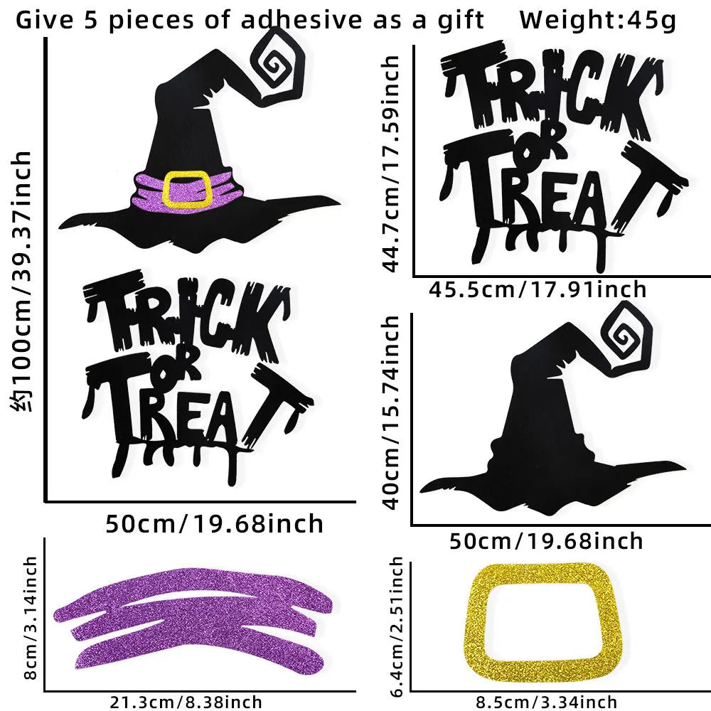 Pegatinas de Halloween para Puertas y Ventanas