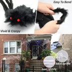 Araña Gigante de Peluche para Halloween