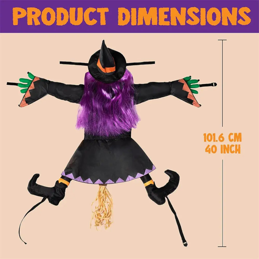 Bruja Colgante para Árbol de Halloween