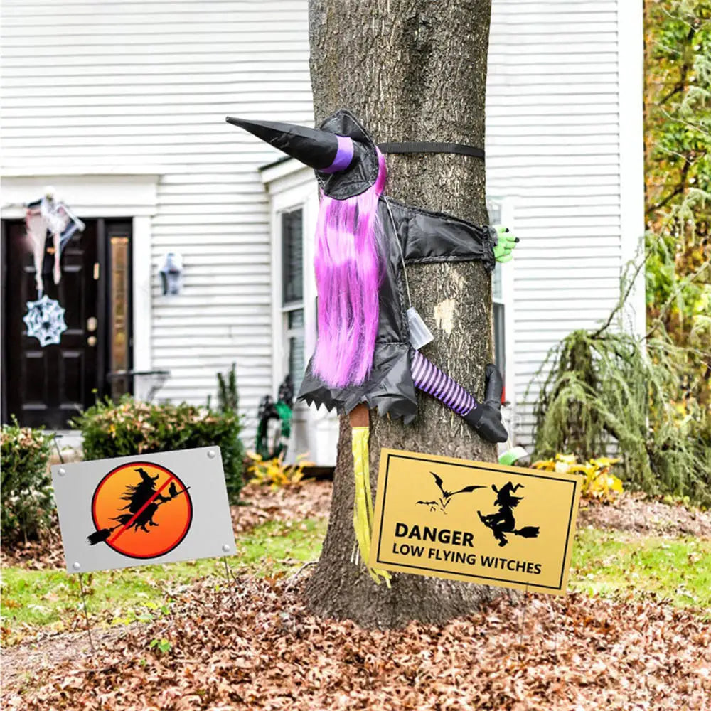 Bruja Colgante para Árbol de Halloween
